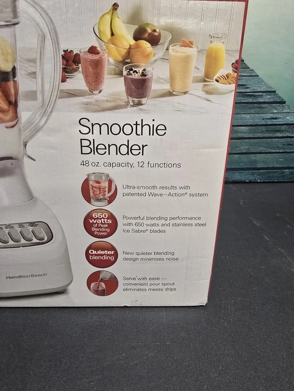 New Hamilton Beach White Smoothie Blender
